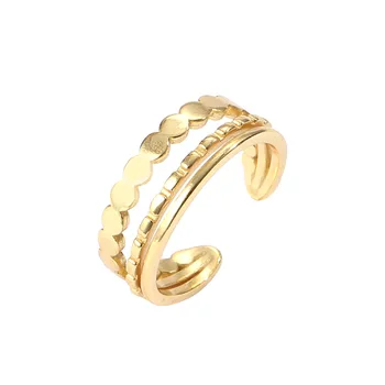 Ring Gifts For Women Sterling Silver 925 Geometric Adjustable Gold Ring Vintage Anillos Plata 925 De Ley Mujer Jewellery Gift 
Ring Gifts For Women Sterling Silver 925 Geometric Adjustable Gold Ring Vintage Anillos Plata 925 De Ley Mujer Jewellery Gift