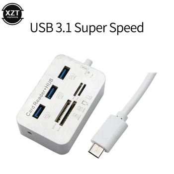Multi USB Hub 3.0 Type C 3 Ports Hab SD TF M2 MS Card Reader for MacBook Pro Computer Accessories
Multi USB Hub 3.0 Type C 3 Ports Hab SD TF M2 MS Card Reader for MacBook Pro Computer Accessories