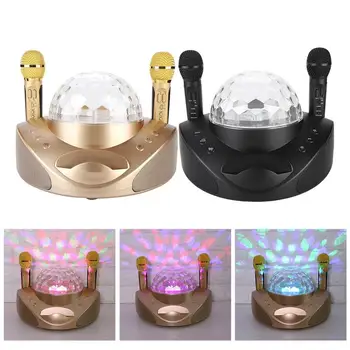 Family Disco KTV Kits Bluetooth Karaoke Microphone Set Dual Mic Colour Lights with Phone Holder Multi-Function Amplifier Speake 
Family Disco KTV Kits Bluetooth Karaoke Microphone Set Dual Mic Colour Lights with Phone Holder Multi-Function Amplifier Speake