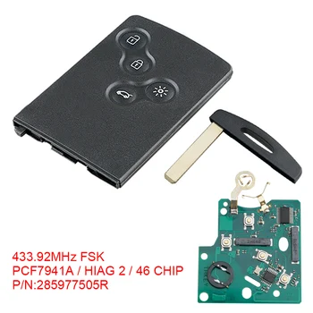 433MHz Smart Card Car Remote Key with PCF7941A Chip Suitable for Renault Megane III Fluence Laguna III Scenic 2009-2015
433MHz Smart Card Car Remote Key with PCF7941A Chip Suitable for Renault Megane III Fluence Laguna III Scenic 2009-2015