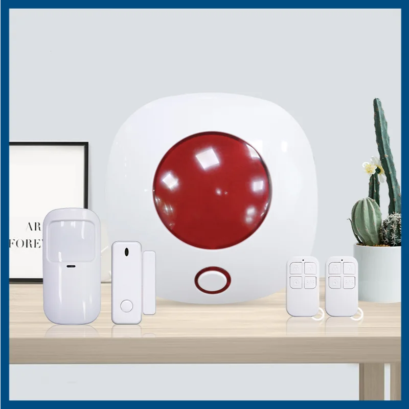 110DB Wireless Audible And Visual Alarm Home Anti-Theft433Siren Indoor And Outdoor Sound And Light Alarm
110DB Wireless Audible And Visual Alarm Home Anti-Theft433Siren Indoor And Outdoor Sound And Light Alarm