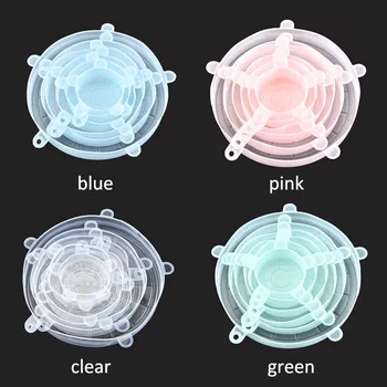 6pcs Kitchen Universal Accessories Silicone Reusable Food Wrap Bowl Pot Cover Silicone Stretch Lids Cooking Cookware Tools
6pcs Kitchen Universal Accessories Silicone Reusable Food Wrap Bowl Pot Cover Silicone Stretch Lids Cooking Cookware Tools