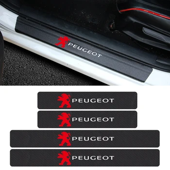 4PCS Car Carbon Fiber Door Threshold Scuff Plate Sill Protector Stickers For Peugeot 207 308 407 206 2008 307 408 Accessories
4PCS Car Carbon Fiber Door Threshold Scuff Plate Sill Protector Stickers For Peugeot 207 308 407 206 2008 307 408 Accessories