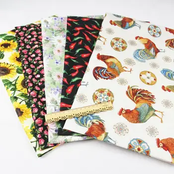 Patchwork Hot Selling Animal Flower Cock Pepper Fabric Foreign Trade Cloth Handmade Clothes Fabric DIY Cotton Colored Cloth
Patchwork Hot Selling Animal Flower Cock Pepper Fabric Foreign Trade Cloth Handmade Clothes Fabric DIY Cotton Colored Cloth