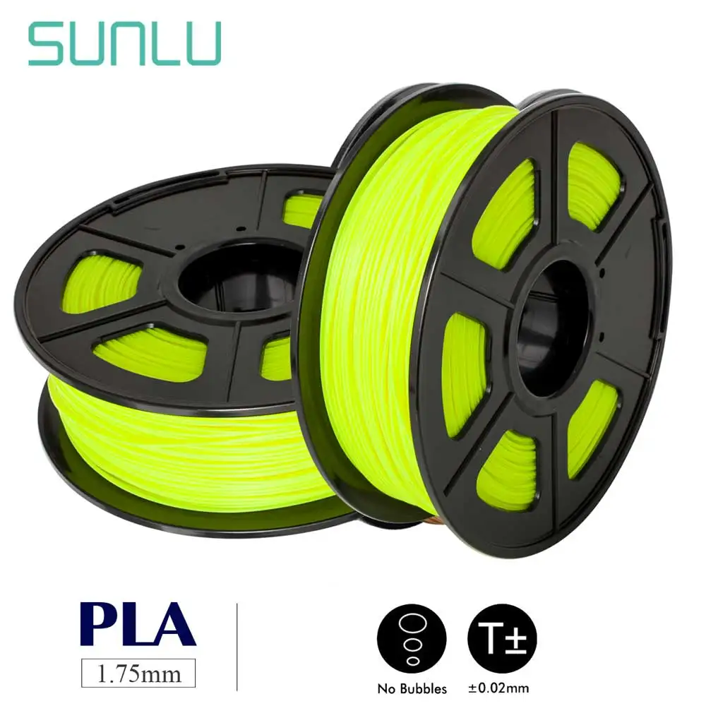 SUNLU PLA Filament For 3D Printer 1.75MM 1KG With Spool Degradable Polylactic Acid Material For Children Scribble 3D Pen Tools
SUNLU PLA Filament For 3D Printer 1.75MM 1KG With Spool Degradable Polylactic Acid Material For Children Scribble 3D Pen Tools