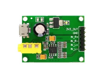 Stereo Analog Audio Differential Differential Balanced Input Conversion AUX Single-ended 3.5 Output Op Amp Board
Stereo Analog Audio Differential Differential Balanced Input Conversion AUX Single-ended 3.5 Output Op Amp Board