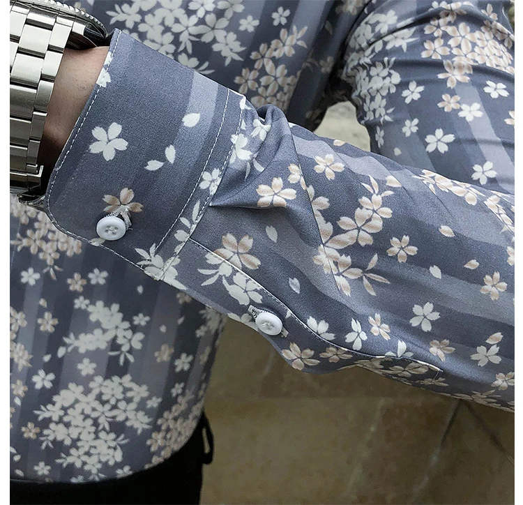 Waliicorners Shirt Men Fashion Slim Fit Men Casual Shirts Long Sleeve Digital Print Blouse Men Clothing 5 H63d7ea23a0684a9393fd9a80ef4e31c4H