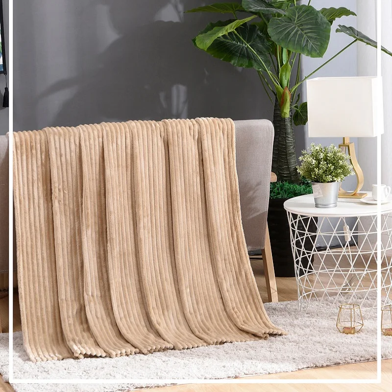 Super Soft Quilted Flannel Blankets For Beds Solid Striped Mink Throw Sofa Cover Bedspread Winter Warm Blankets
Super Soft Quilted Flannel Blankets For Beds Solid Striped Mink Throw Sofa Cover Bedspread Winter Warm Blankets