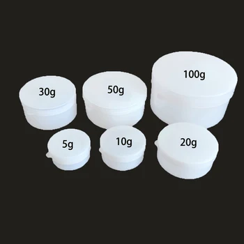 Wholesale 10Pcs (5g/20g/30g/50g) White Plastic Refillable Bottles Cosmetic Empty Cosmetic Jars Eye Shadow Face Cream Container
Wholesale 10Pcs (5g/20g/30g/50g) White Plastic Refillable Bottles Cosmetic Empty Cosmetic Jars Eye Shadow Face Cream Container