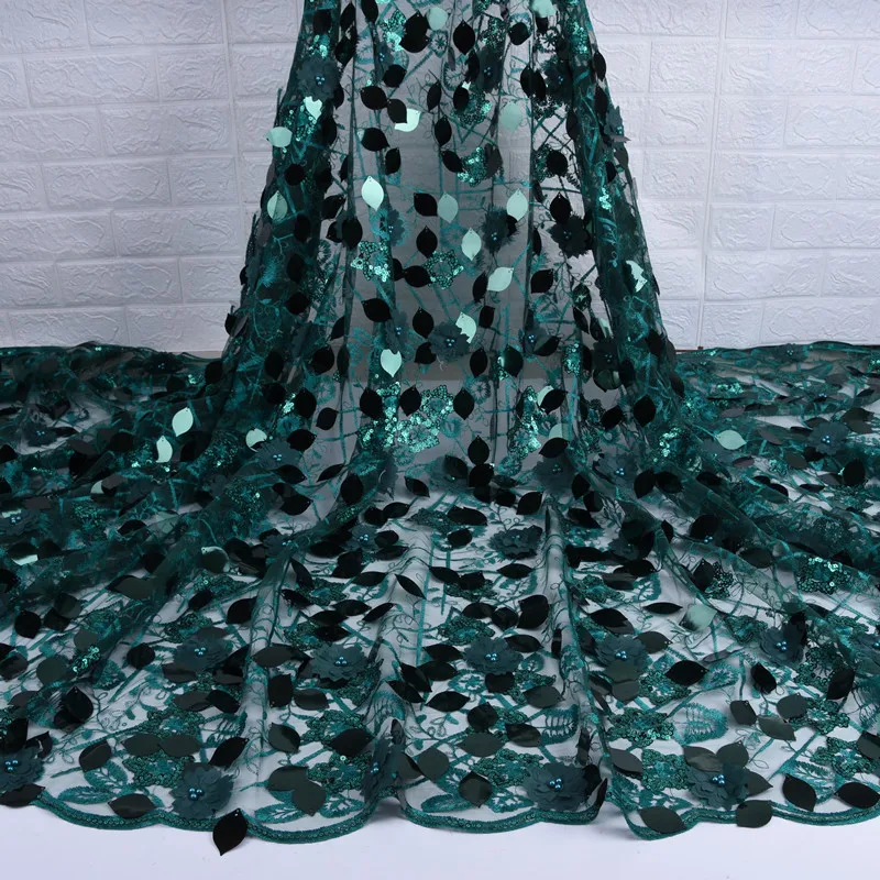 2019 3D Flower Sequins French Lace Fabric Green Tulle Mesh Embroidered Beautiful African Lace Fabric For Wedding Dress A1726
2019 3D Flower Sequins French Lace Fabric Green Tulle Mesh Embroidered Beautiful African Lace Fabric For Wedding Dress A1726