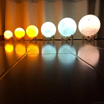New home decoration 2 color change touch rechargeable 3D printing moon light switch bedroom bookcase night light fashion
New home decoration 2 color change touch rechargeable 3D printing moon light switch bedroom bookcase night light fashion