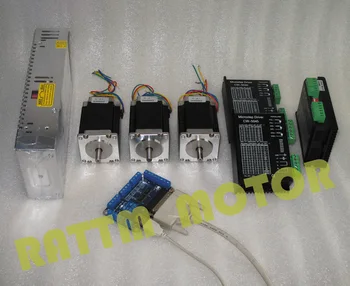 AU ship /free VAT 3 axis CNC controller kit 3 NEMA23 270oz-in stepper motor&driver with 256 microstep and 4.5A current
AU ship /free VAT 3 axis CNC controller kit 3 NEMA23 270oz-in stepper motor&driver with 256 microstep and 4.5A current