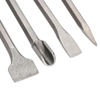 4pcs SDS Plus Chisel Set Point Groove Gouge Flat Chisels electric Hammer chisel concrete/brick/wall/tile slotting drilling 250mm
4pcs SDS Plus Chisel Set Point Groove Gouge Flat Chisels electric Hammer chisel concrete/brick/wall/tile slotting drilling 250mm