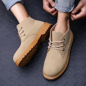 Dwayn Spring Autumn Casual Men Single Boots New Tide Wild Ankle Boots Men's Work Shoes High-top Shoes Fashion Men's Shoes 56jk
Dwayn Spring Autumn Casual Men Single Boots New Tide Wild Ankle Boots Men's Work Shoes High-top Shoes Fashion Men's Shoes 56jk