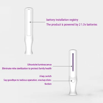 Portable 3V LED Lamp Light Kill Microorganisms Ultraviolet Rays No Battery Home Supplies UVC Sterilizer Light
Portable 3V LED Lamp Light Kill Microorganisms Ultraviolet Rays No Battery Home Supplies UVC Sterilizer Light