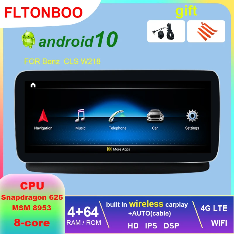 10 25 "Android 8 core автомобильный радиоприемник с навигацией GPS Автомобильный