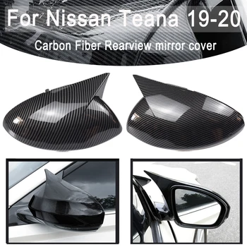 Car Decorative Rearview mirror Cover Shell Side Reversing mirror Cover Fit For Nissan Teana 2019-20 ABS Carbon fiber Styling 
Car Decorative Rearview mirror Cover Shell Side Reversing mirror Cover Fit For Nissan Teana 2019-20 ABS Carbon fiber Styling