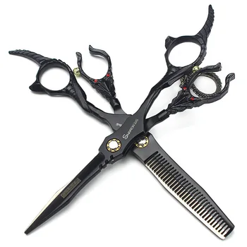 Personalized Scissors Set Professional Barber Scissors 6 Inch Hairdressing Scissors Flat Shear Thinning Teeth Scissors
Personalized Scissors Set Professional Barber Scissors 6 Inch Hairdressing Scissors Flat Shear Thinning Teeth Scissors
