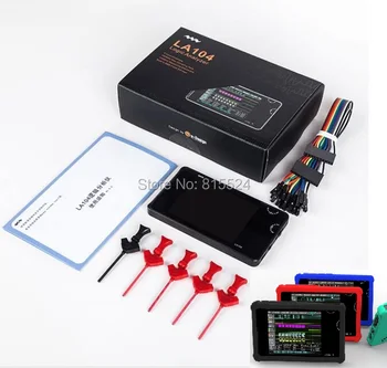 Mini DSO LA104 Digital Logic Analyzer 2.8" Screen 4 Channels Oscilloscope SPI IIC UART Programmable 100MHz Max Sampling Rate
Mini DSO LA104 Digital Logic Analyzer 2.8" Screen 4 Channels Oscilloscope SPI IIC UART Programmable 100MHz Max Sampling Rate