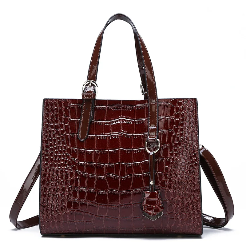 2019 New Style One-Shoulder Oblique Bag Oil Wax Leather Crocodile Pattern Lady Bag qi pi bao
2019 New Style One-Shoulder Oblique Bag Oil Wax Leather Crocodile Pattern Lady Bag qi pi bao