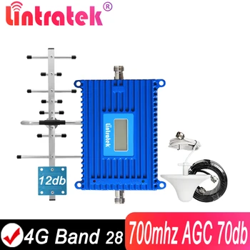 Lintratek AGC 70db 700mhz Band 28 4G Cellular Amplifier Cover 703-748/759-803Mhz LTE HD Voice Data Signal Booster ALC Repeater
Lintratek AGC 70db 700mhz Band 28 4G Cellular Amplifier Cover 703-748/759-803Mhz LTE HD Voice Data Signal Booster ALC Repeater