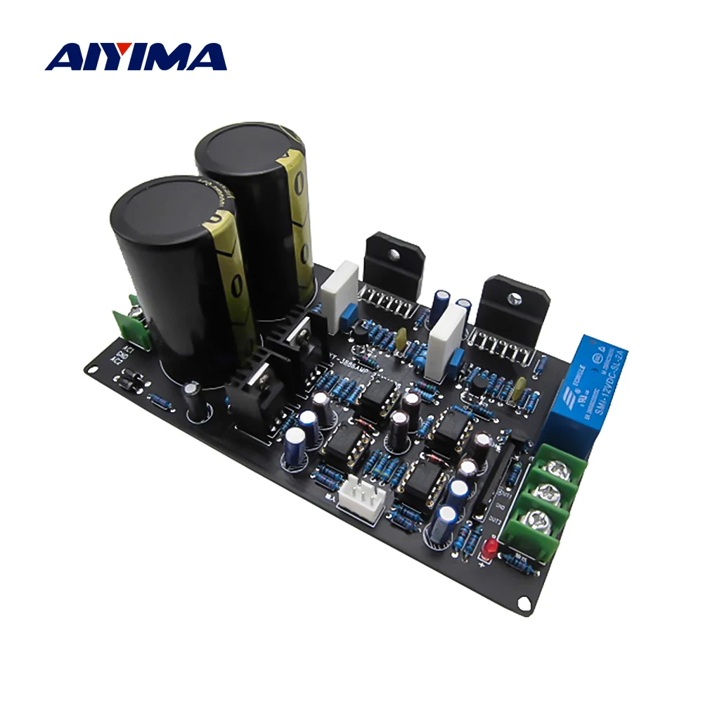 Усилитель мощности AIYIMA LM3886 аудиоплата 68Wx2 двухканальный стерео усилитель DC