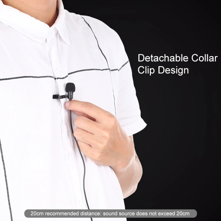 1.5m Intelligent Noise Reduction Mini Microphone Clip-on Lapel USB-C/Type-C Jack Lavalier Wired Condenser Recording Microphone
1.5m Intelligent Noise Reduction Mini Microphone Clip-on Lapel USB-C/Type-C Jack Lavalier Wired Condenser Recording Microphone