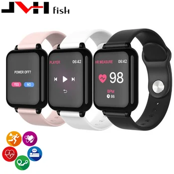 B57 Smart Watch Fitness Waterproof Sports for Phone Heart Rate Monitor Blood Pressure Functions for Women Men Kid
B57 Smart Watch Fitness Waterproof Sports for Phone Heart Rate Monitor Blood Pressure Functions for Women Men Kid