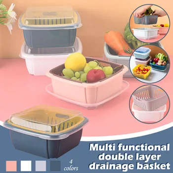 Kitchen colander filter drain basket multifunctional doublelayer household cleaning vegetable and fruit draining tool basket 30*
Kitchen colander filter drain basket multifunctional doublelayer household cleaning vegetable and fruit draining tool basket 30*