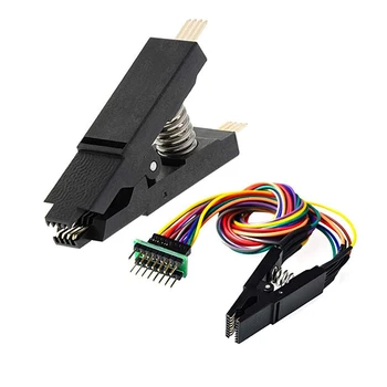 Programmer Testing Clip SOP8 SOP16 SOP SOIC 8 SOIC 16 SOIC8 SOIC16 SOIC8 DIP16 DIP 8 Pin DIP 16 Pin IC Test Clamp with cable
Programmer Testing Clip SOP8 SOP16 SOP SOIC 8 SOIC 16 SOIC8 SOIC16 SOIC8 DIP16 DIP 8 Pin DIP 16 Pin IC Test Clamp with cable