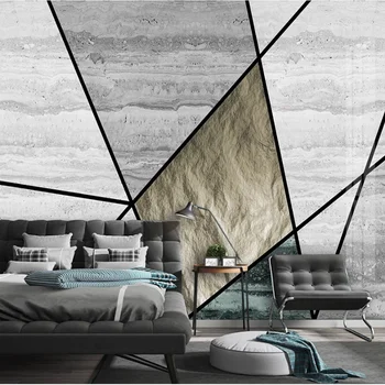 Milofei manufacturers custom Nordic marble geometric lines living room bedroom background wallpaper mural
Milofei manufacturers custom Nordic marble geometric lines living room bedroom background wallpaper mural