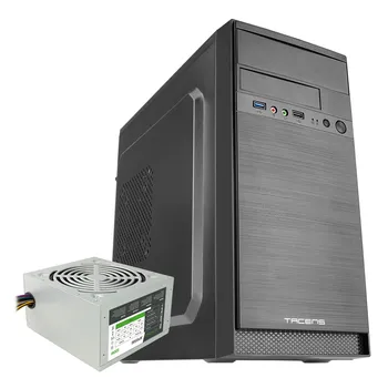Tacens Anima AC4500, PC box + 500W, Mini Tower, MicroATX, aluminum finish, USB 3.0
Tacens Anima AC4500, PC box + 500W, Mini Tower, MicroATX, aluminum finish, USB 3.0