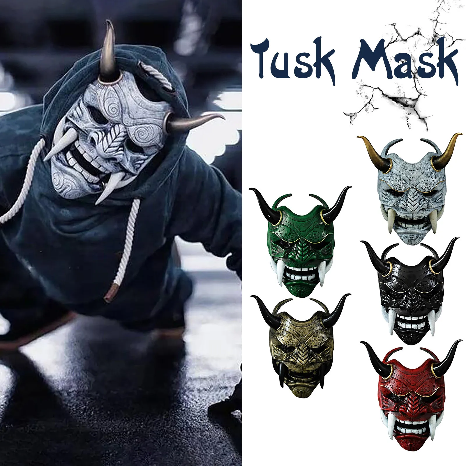 Japanese Samurai Latex Mask Full Face Scary Prajna Halloween Costume Assassin Cosplay Props Helmet Halloween Mask Old Man Real
Japanese Samurai Latex Mask Full Face Scary Prajna Halloween Costume Assassin Cosplay Props Helmet Halloween Mask Old Man Real