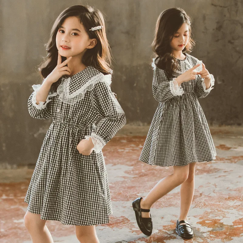 2020 Foreign Trade Korean-style Big Boy Korean-style Spring and Autumn Grid Dress Princess Fashion-Style Little Girl Skirt
2020 Foreign Trade Korean-style Big Boy Korean-style Spring and Autumn Grid Dress Princess Fashion-Style Little Girl Skirt