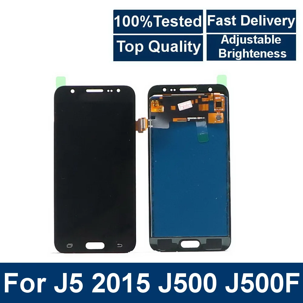 For Samsung Galaxy J5 2015 J500 J500F J500FN J500M Phone LCD Display Touch Screen Digitizer Assembly with Brightness Control
For Samsung Galaxy J5 2015 J500 J500F J500FN J500M Phone LCD Display Touch Screen Digitizer Assembly with Brightness Control