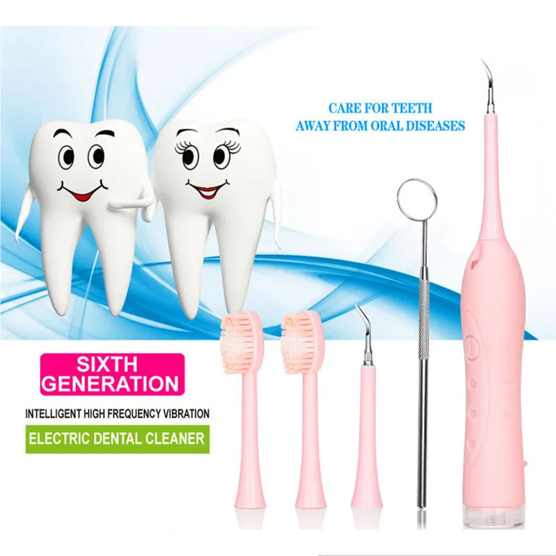 Electric Tooth Cleaner Ultrasonic Sonic Dental Scaler Tooth Calculus Remover Cleaner Tooth Stains Tartar Tool Whiten Teeth Kit
Electric Tooth Cleaner Ultrasonic Sonic Dental Scaler Tooth Calculus Remover Cleaner Tooth Stains Tartar Tool Whiten Teeth Kit