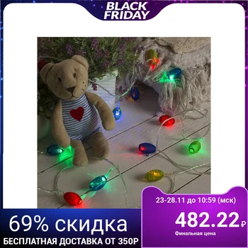 Garland "Thread" with nozzles "Flashlights", 4 m, LED-20-220V, 8 modes, transparent thread, multi glow
Garland "Thread" with nozzles "Flashlights", 4 m, LED-20-220V, 8 modes, transparent thread, multi glow
