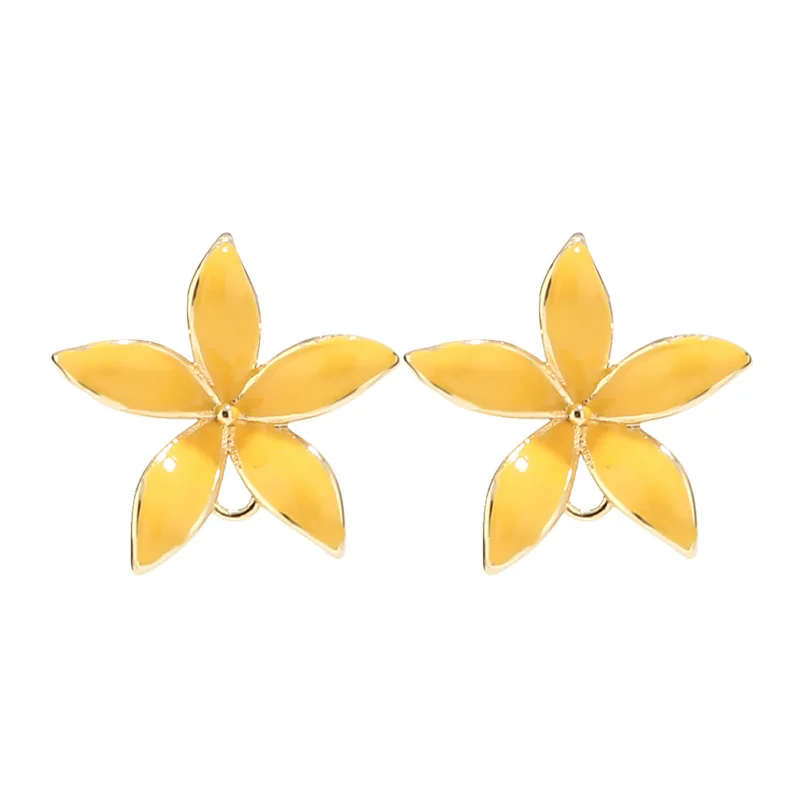 10 шт. милые романтические желтые цветочные аксессуары DIY Ювелирные серьги ожерелье для женщин Свадебные украшения вечерние подарки на годовщину 
10 шт. милые романтические желтые цветочные аксессуары DIY Ювелирные серьги ожерелье для женщин Свадебные украшения вечерние подарки на годовщину