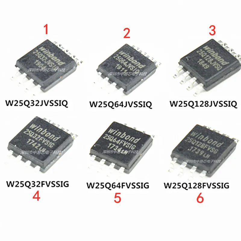 5PCS/LOT New W25Q32JVSSIQ W25Q32FVSSIQ W25Q64JVSSIQ W25Q128JVSSIQ W25Q64FVSSIQ W25Q128FVSSIQ Flash
5PCS/LOT New W25Q32JVSSIQ W25Q32FVSSIQ W25Q64JVSSIQ W25Q128JVSSIQ W25Q64FVSSIQ W25Q128FVSSIQ Flash