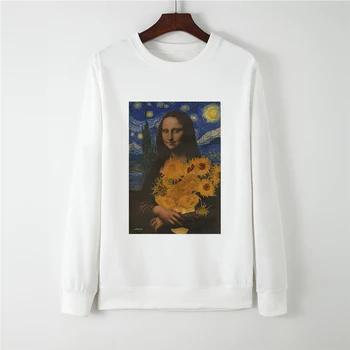 Kpop толстовка Hoodies Long Sleeve Sweatshirt Plus Size Kawaii Mona Lisa Loose Round Collar Harajuku Autumn Winter Hatless
Kpop толстовка Hoodies Long Sleeve Sweatshirt Plus Size Kawaii Mona Lisa Loose Round Collar Harajuku Autumn Winter Hatless