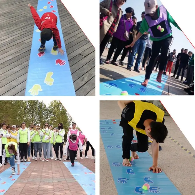 Hands and Feet Game Pad Team Expand Props Outdoor Training Group Building Fun Game Pads Children Kids Games Toy Mat N1HB
Hands and Feet Game Pad Team Expand Props Outdoor Training Group Building Fun Game Pads Children Kids Games Toy Mat N1HB