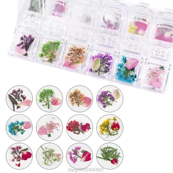 12Grid/Box Crystal Epoxy Filler Dry Flower Mixed Nail Stickers Decorations Resin Filling Material Craft O07 20 Dropshipping
12Grid/Box Crystal Epoxy Filler Dry Flower Mixed Nail Stickers Decorations Resin Filling Material Craft O07 20 Dropshipping