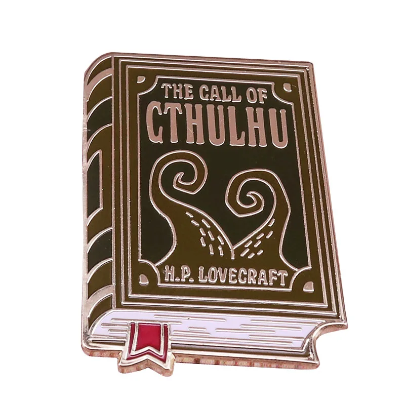 The call of cthulhu булавка книга литература значок Lovecraft брошь крутой книжный червь
