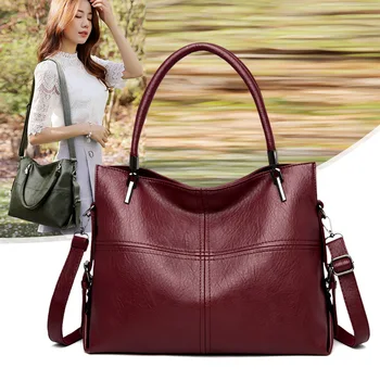 New Style WOMEN'S Bag Fashion Large Capacity Soft Leather Hand Shoulder Cross-body Large Bag
New Style WOMEN'S Bag Fashion Large Capacity Soft Leather Hand Shoulder Cross-body Large Bag