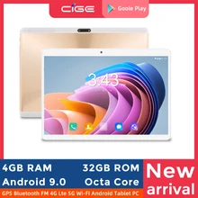 CIGE 10 Inch Tablet PC 4GB RAM 1920x1200 IPS HD Android 9.0 Octa Core 4G LTE Phone Cell Dual Wifi 2.4G 5G 10.1 For Children's
CIGE 10 Inch Tablet PC 4GB RAM 1920x1200 IPS HD Android 9.0 Octa Core 4G LTE Phone Cell Dual Wifi 2.4G 5G 10.1 For Children's