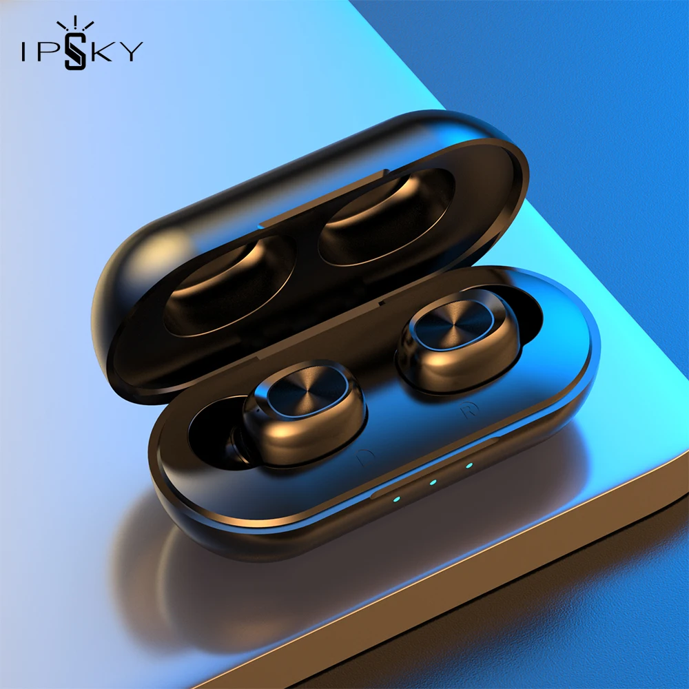 IPSKY Wireless Headphones Bluetooth 5.0 Fitness Sport TWS Earphone LED Android Earbuds For iPhone Huawei Xiaomi HiFi Stereo MP3 |
