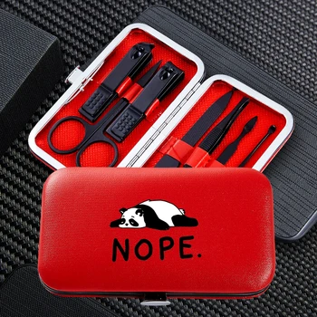Funny Panda 7pcs Manicure Nail Clipper Sets Portable Travel Stainless Steel Trimmer Clippers Cutter Scissors Tool Accessories 
Funny Panda 7pcs Manicure Nail Clipper Sets Portable Travel Stainless Steel Trimmer Clippers Cutter Scissors Tool Accessories