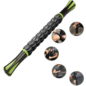 Gym Muscle Massage Roller Yoga Stick Body Massage Relax Tool Muscle Roller Sticks with 3 Point Spiky Ball
Gym Muscle Massage Roller Yoga Stick Body Massage Relax Tool Muscle Roller Sticks with 3 Point Spiky Ball