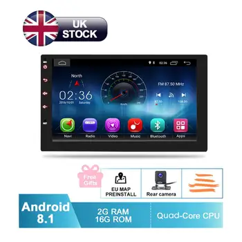 7" HD Android 8.1 Universal In Dash Car Stereo GPS Navigation Auto Radio FM RDS Audio Video WiFi Multimedia Headunit No DVD
7" HD Android 8.1 Universal In Dash Car Stereo GPS Navigation Auto Radio FM RDS Audio Video WiFi Multimedia Headunit No DVD