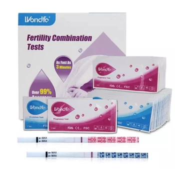 Health Care Test HCG20T Pregnancy test with LH50T Ovulation test Fertility Combination Tests
Health Care Test HCG20T Pregnancy test with LH50T Ovulation test Fertility Combination Tests